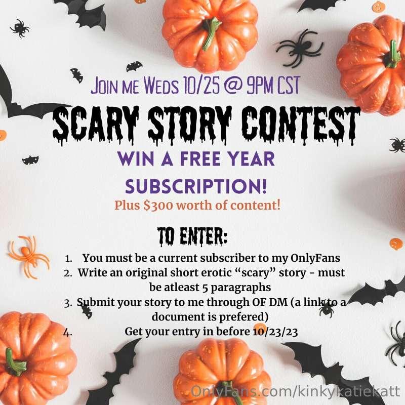 Spooky season means a spooky contest!!

For the month of Oct..