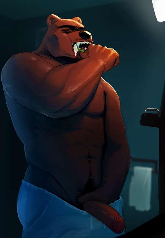 Late night brushing(NSFW)