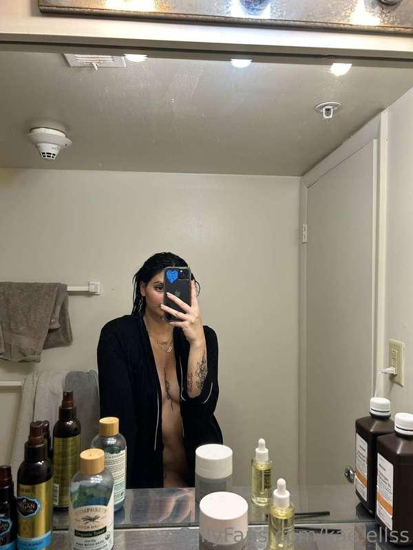 Just got out of the shower, what would you like to see more ..