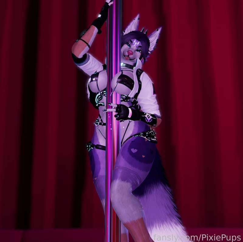 Would you like a dance from me? &lt;3 

#furry #vtuber #yiff #vrchat #animation #hentai #vr #furrygirl #erp #3d