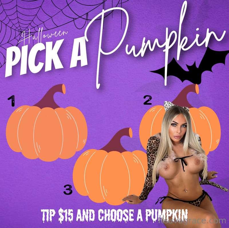 👻 PICK A PUMPKIN🎃 You could win🎃 custom dick rate🎃video of y..