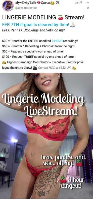 75% of STREAM GOAL made!!Help us clear it by Feb 7th (next F..