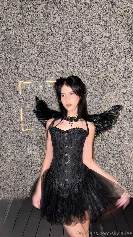 I might look like an angel in this costume… but we both know..