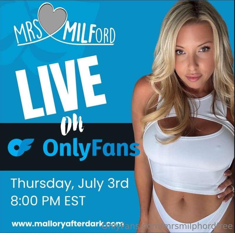 Join my VIP Page to watch: @mrsmilphord Tomorrow, Thurs July..