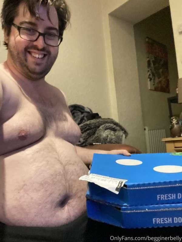 12/20 slices in and I’m feeling so stuffed…. Still got my sh..