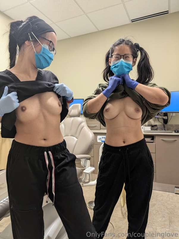 Behind the scenes at the dental office 🤭