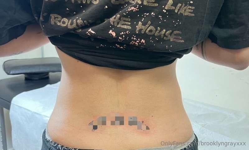 So, I got a tramp stamp today. I’m really loving it. Any gue..