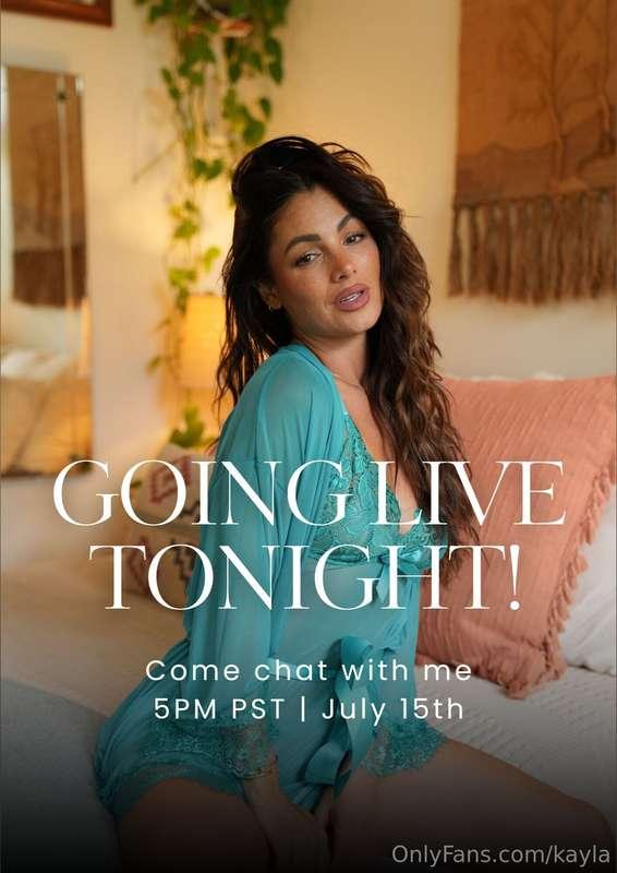 Going live at 5 p.m. today 💕So many new faces lately — I’d l..