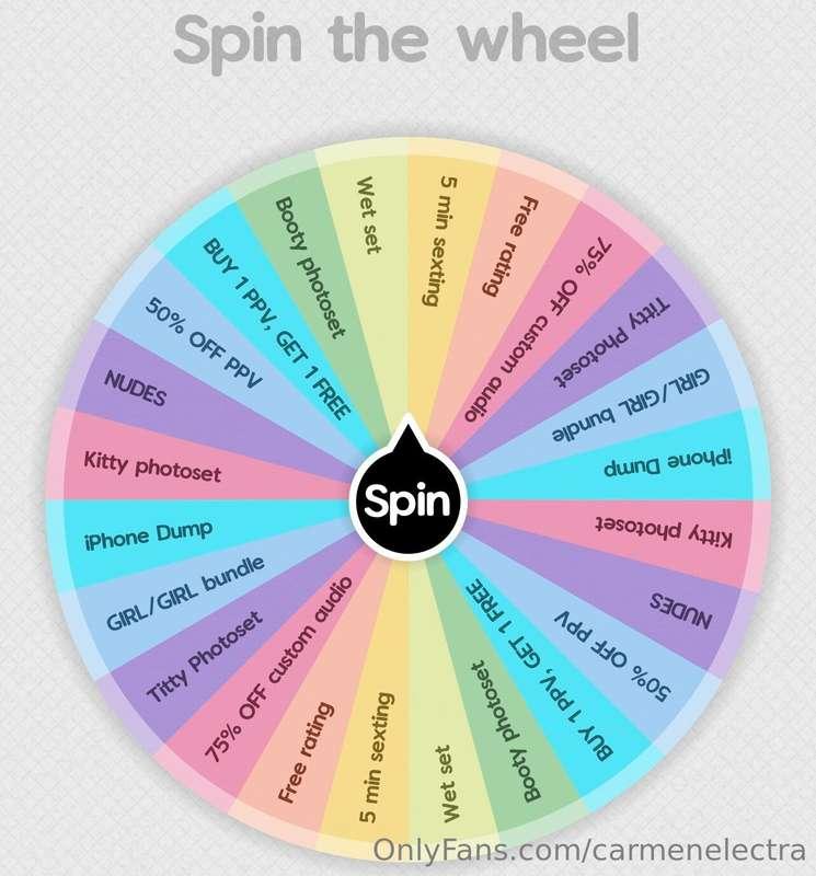 🎡 SPIN THE WHEEL 🎡test your luck, and see how lucky you get ..