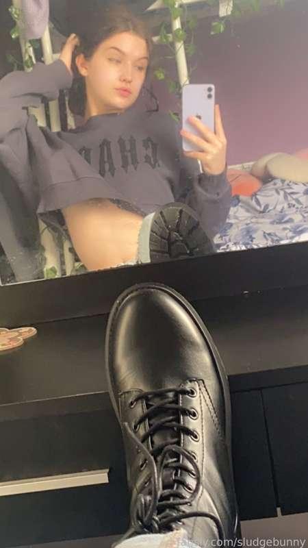 lick my boots clean slave 