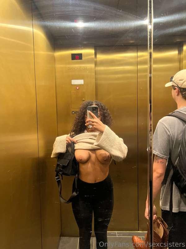 i met this guy on the elevator and was feeling so slutty. i ..