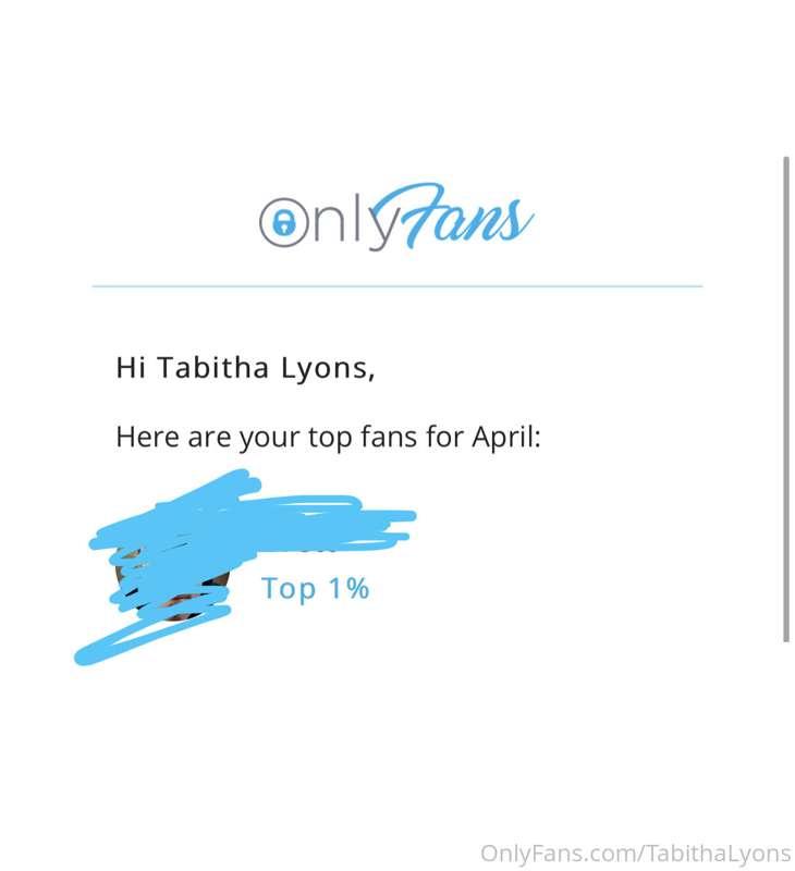 So last month I had one lucky OnlyFan in my top spot! Check ..