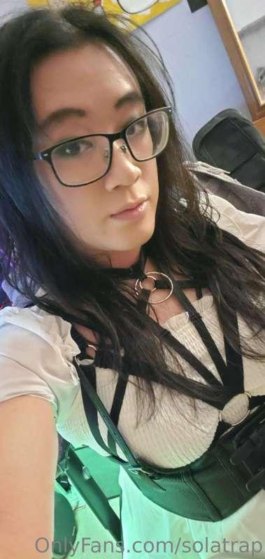 Harness straps can shift the vibe of any innocent white dres..