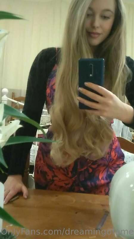 My hair was actually pretty short here compared to how long ..