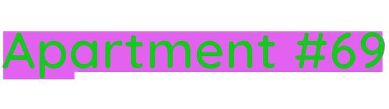 $25+ rewards for Apartment #69