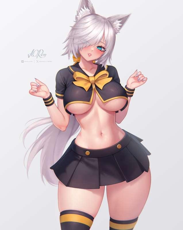 Some art I got commissioned from https://x.com/anna_o_renko

#Dancing #Wiggles #Tease #Striptease #Facetracking #roleplay #booba #Ass #hentai #goth #gothgirlfriend #bikini #tier3 #art