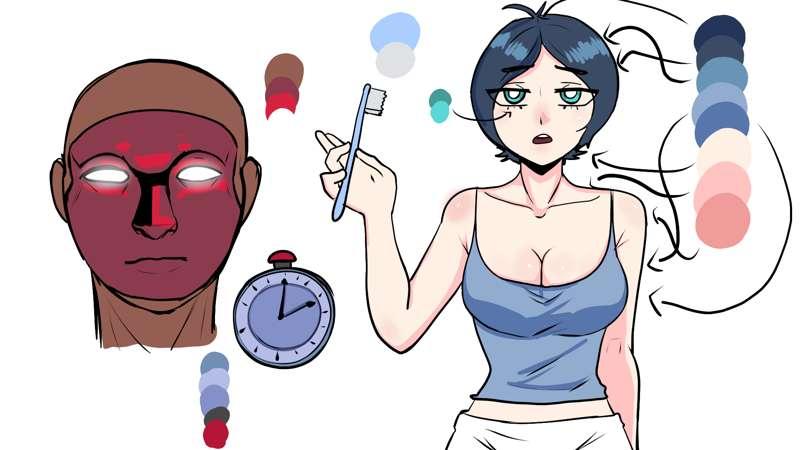 Time stop character study from derpixon 