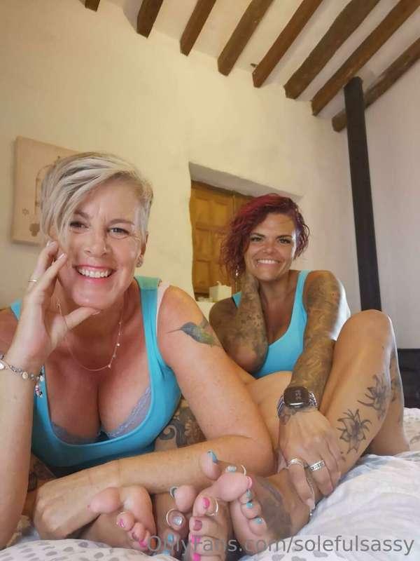 Doing what we do best! 😜 Double trouble with @madsoles_1 💗 w..