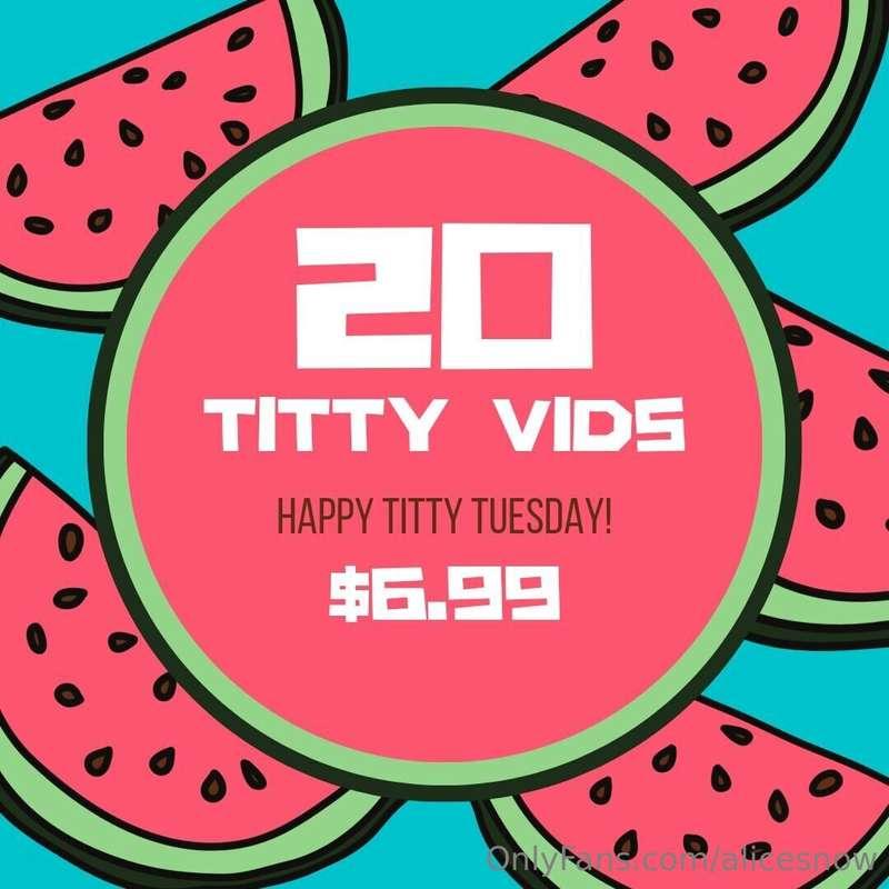 💥💥💥Here's a TITTY EXPLOSION for you bb 😈💦💦💦👅 20 titty videos..