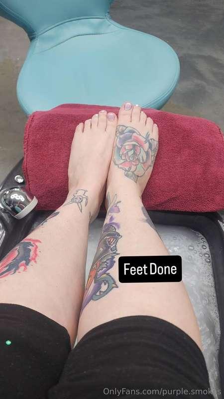 Just got my feet done 