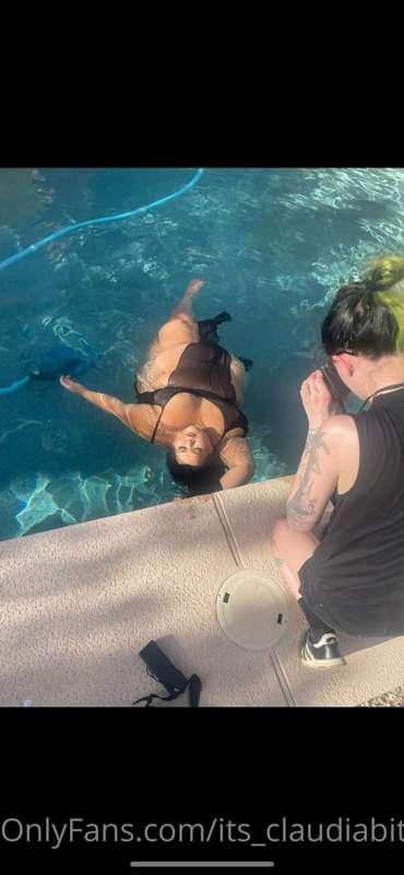 BTS of a recent photoshoot