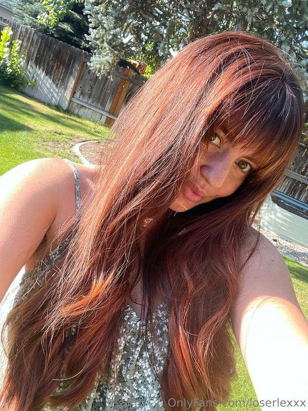 just thought my hair looked pretty,,, i mean it’s no titties..