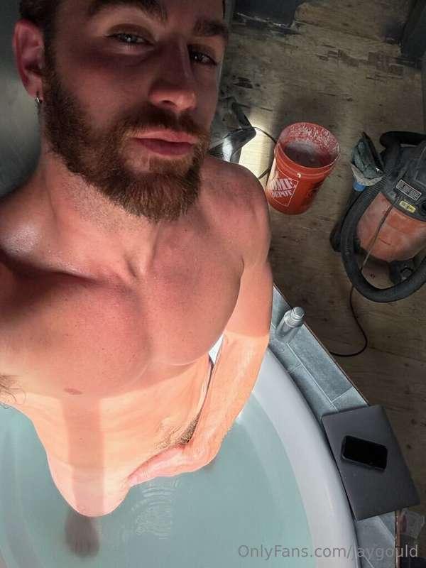 Construction zone bath time ⚠️