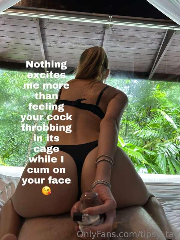 Love feeling his hard cock throb in the cage, leaking endles..