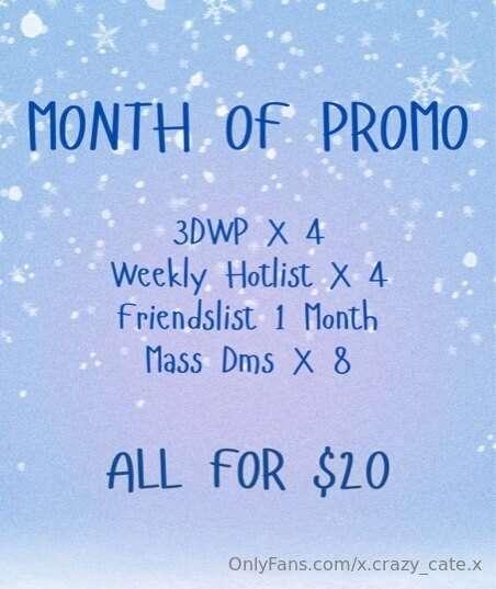 ✨ 1 MONTH PROMO DEAL ✨