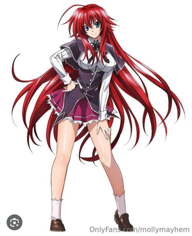 I want to cosplay Rias gremory from high school dxd at Savan..