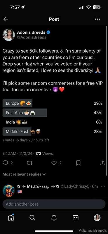 Where are you from?! Go vote in my poll on X (Twitter) for a..