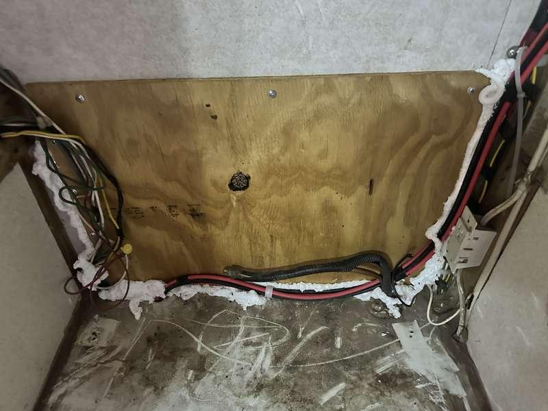 Dometic removed. Vents sealed. 