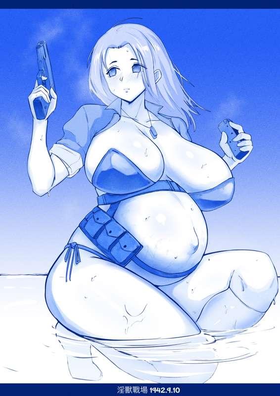 (R18G注意)淫獸戰場:美軍陸戰隊‧靈胎吞食