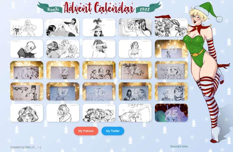 Arts and Sketches from Advent Calendar