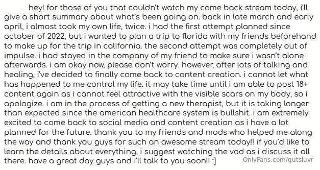 hi!! if you weren't on stream today, please read!!

tw // su..