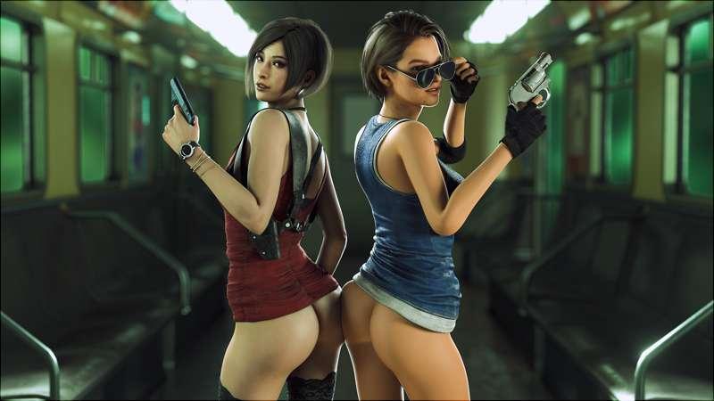 Ada & Jill Poster -4K-