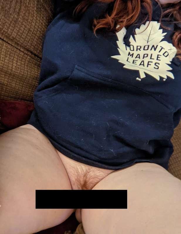 Go leafs!  🏒 See uncensored versions on my XXX account @femi..