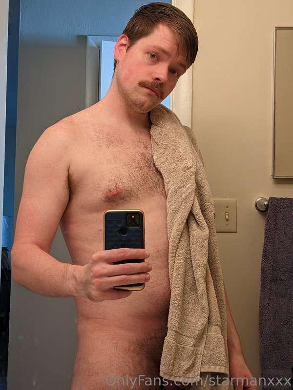 Freshly showered, ready to get dirty again 😈