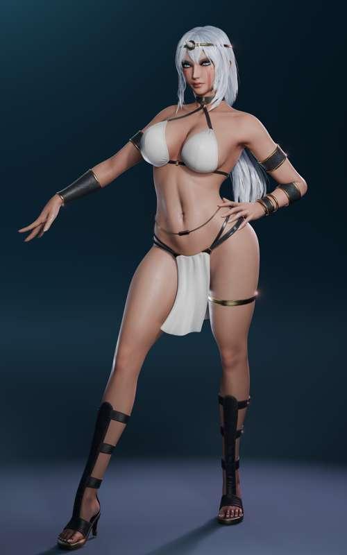 [Beta] Upgraded Pillar Woman Blender Rig