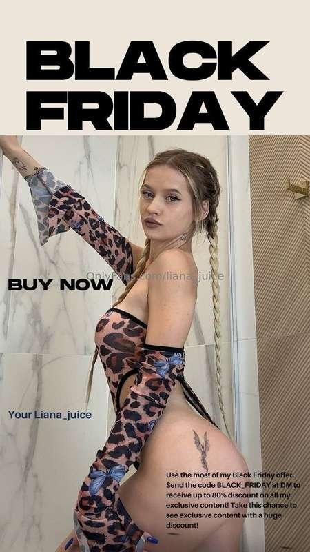 In honor of Black Friday, I have prepared huge discounts on ..