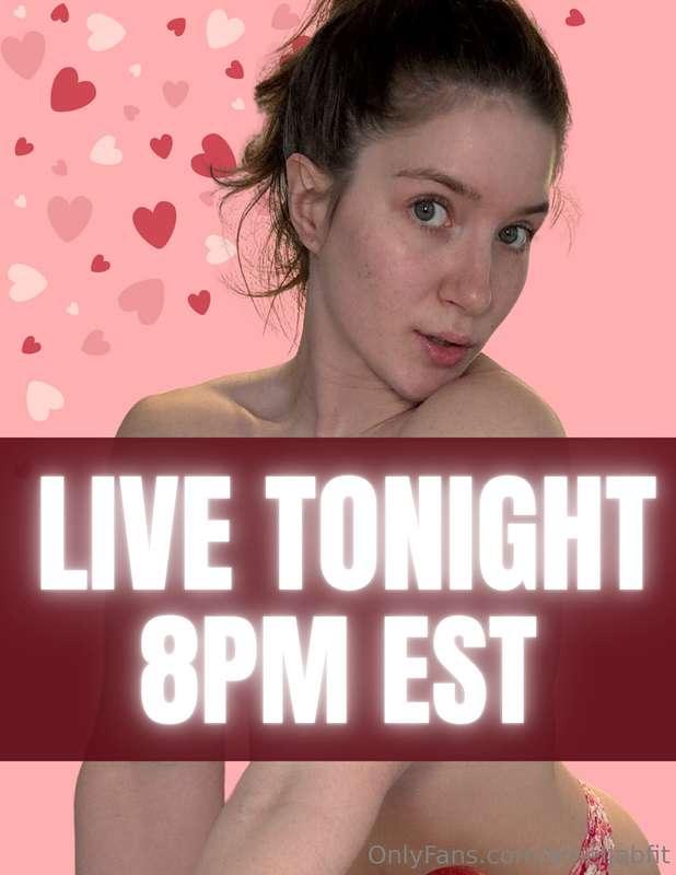 💞 join me tonight 💋