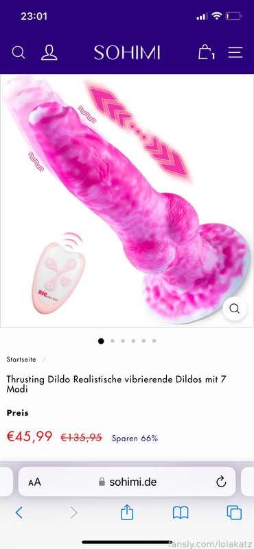 loooook y’all it’s a thrusting #knot dildo 😍💖 wouldn’t we love for me to try that? 

👉🏻 throne.com/lolakatz

#knotted #knotty #dogdildo #dogcock #german #blonde #taboo #slut #fantasytoy #monsterdildo