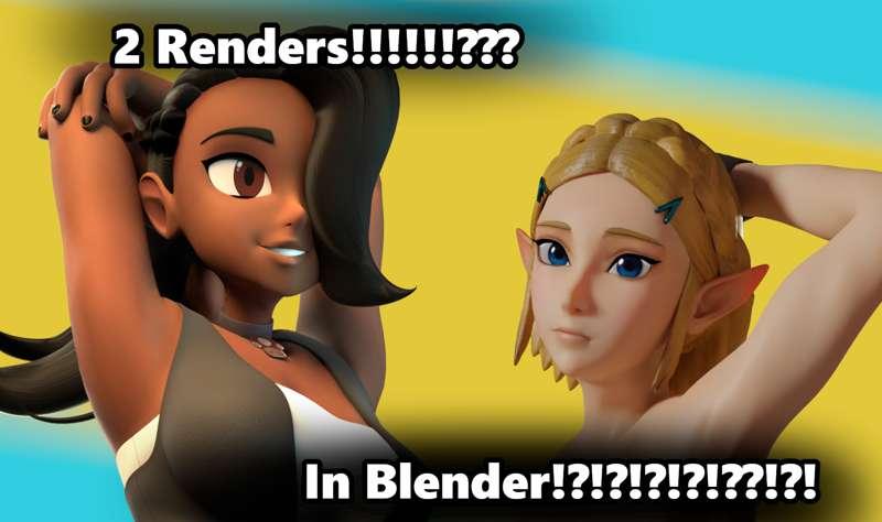 2 Practice Renders in Blender!