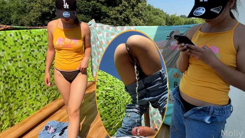 #schoolgirl #young #teen #18 #petite #skinny #fyp #cute #booty #18yo #pee #pissing #enema #outdoor #anal #creampie #threesome #stepsister
