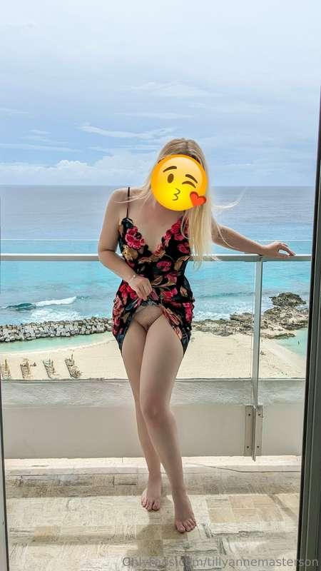 A better view?

(note to OF mods: this photo was taken at a ..