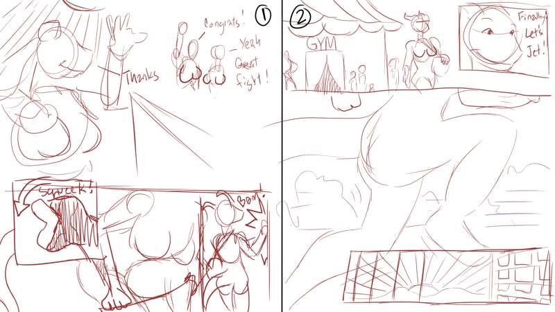 Strife Comic #1 - Storyboards