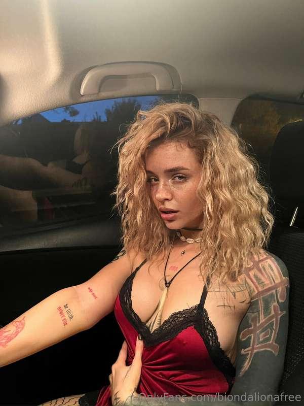 you and me in the car at night, where would you go with me? ..