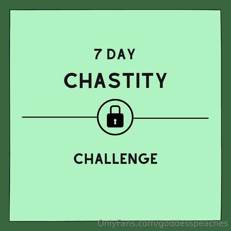 7 Days of Tease N Denial as I lock you up in chastity!! Are ..