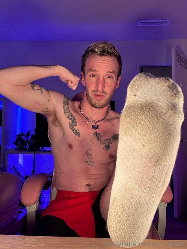 When i pull my socks off... when i pull down my shorts? The ..