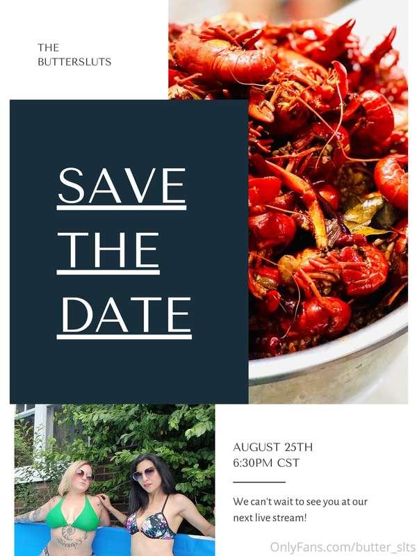 🦀 ***Mark your calendar and join us for our next live show!!..
